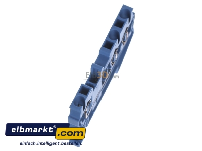 Ansicht oben links Phoenix Contact ST 2,5-TWIN BU Durchgangsklemme 0,08-4qmm B=5,2mm bl 