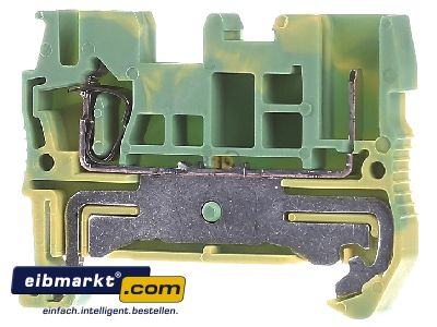 Frontansicht Phoenix Contact ST 2,5/ 1P-PE Schutzleiterklemme steckbar, gn/ge 