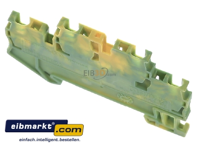 Top rear view Phoenix Contact STTB 1,5-PE Ground terminal block 2-p 4,2mm
