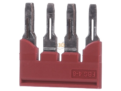 Front view Phoenix FBS 4-8 Cross-connector for terminal block 4-p 
