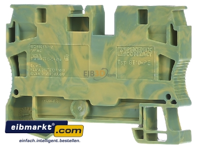 Back view Phoenix Contact ST 10-PE Ground terminal block 1-p 10,2mm
