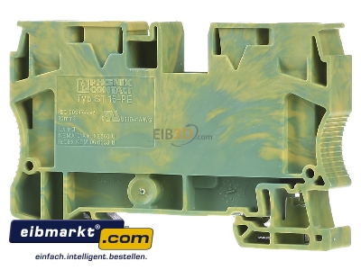 Back view Phoenix Contact ST 16-PE Ground terminal block 1-p 12,2mm - 
