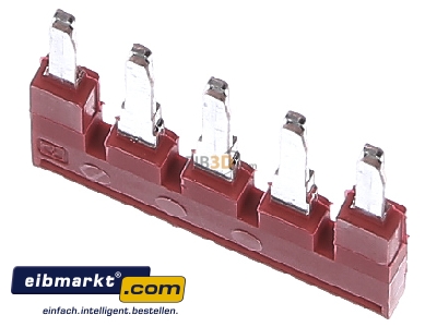 Top rear view Phoenix Contact 3030349 Cross-connector for terminal block 5-p
