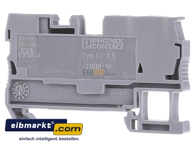Ansicht hinten Phoenix Contact ST 2,5-TWIN/ 1P Reihenklemme 