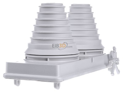 Ansicht links Hensel Mi FP 72 Kabeleinfhrungsflansch 2x d=30-72 mm 