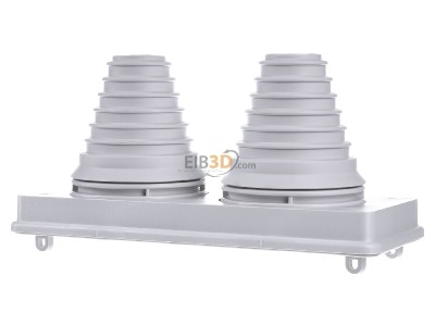 Ansicht hinten Hensel Mi FP 72 Kabeleinfhrungsflansch 2x d=30-72 mm 