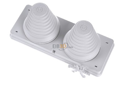 Ansicht oben vorne Hensel Mi FP 72 Kabeleinfhrungsflansch 2x d=30-72 mm 