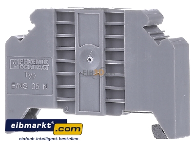 Frontansicht Phoenix Contact E/NS 35 N Endhalter 