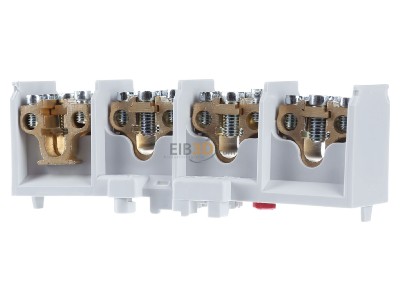 Frontansicht Hager K65A Hauptleitungsabzweigklemme 4x35/4PEN-Abg. 