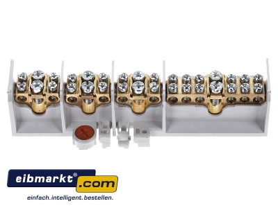 View up front Rail terminal bar 4-p screw clamp K66A Hager K66A
