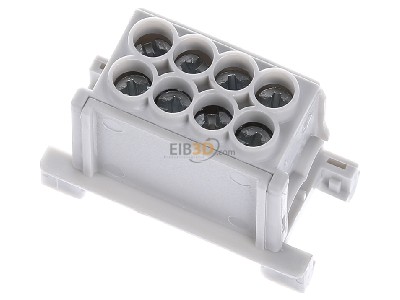 View up front Kleinhuis HLAC25-12 Power distribution block (rail mount) 
