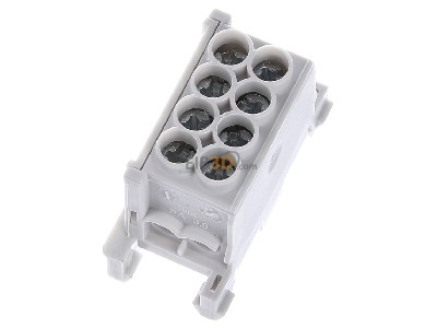 View top right Kleinhuis HLAC25-12 Power distribution block (rail mount) 
