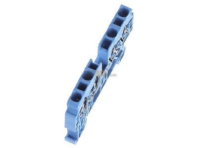 Ansicht oben links WAGO Kontakttechnik 870-834 Durchgangsklemme 0,08-2,5/4qmm blau 