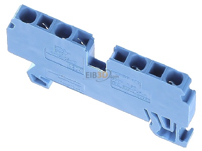 Ansicht oben hinten WAGO Kontakttechnik 870-834 Durchgangsklemme 0,08-2,5/4qmm blau 