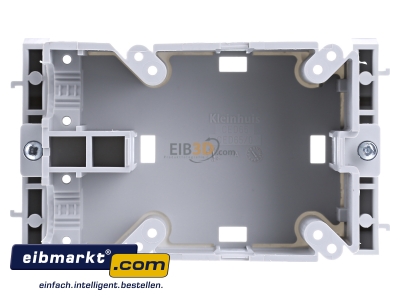 Front view Kleinhuis CED65/0 Junction box for wall duct rear mounted 
