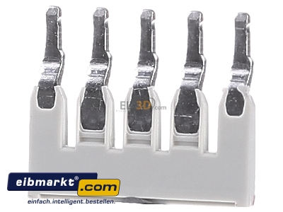 Ansicht hinten WAGO Kontakttechnik 2002-475 Schachtelbrcker lgr. 5-fach,isoliert 