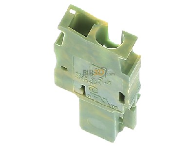 Top rear view Phoenix SP 2,5/ 1-L GNYE Terminal block connector 1 -p 24A 
