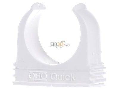 Front view OBO 2955 F M32 RW Tube clamp 31,4...32mm 

