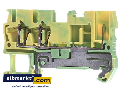 Frontansicht Phoenix Contact ST 2,5-TWIN/ 1P-PE Schutzleiterklemme 