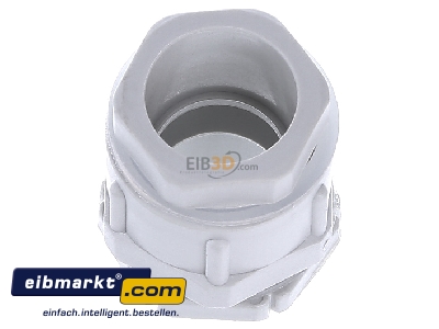 View up front Hensel AVS 16 Cable entry coupling piece grey
