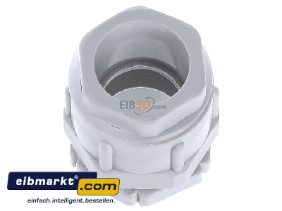 View top left Hensel AVS 16 Cable entry coupling piece grey
