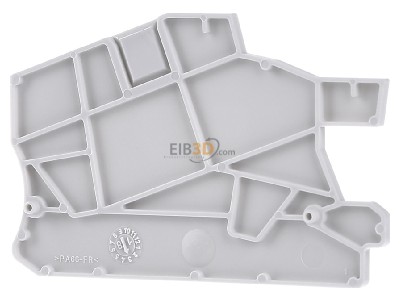 Front view Siemens 8WH9004-1WA00 End/partition plate for terminal block 
