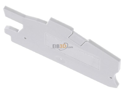 Top rear view Siemens 8WH9004-1WA00 End/partition plate for terminal block 
