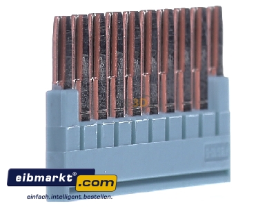 View on the left Siemens Indus.Sector 8WH9020-6BL10 Cross-connector for terminal block 10-p 

