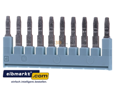 Back view Siemens Indus.Sector 8WH9020-6BL10 Cross-connector for terminal block 10-p 
