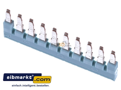 Top rear view Siemens Indus.Sector 8WH9020-6BL10 Cross-connector for terminal block 10-p 
