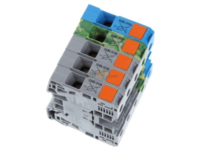 View top left WAGO 285-139 Terminal strip 5-p 16...35mm 

