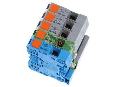 View top right WAGO 285-139 Terminal strip 5-p 16...35mm 
