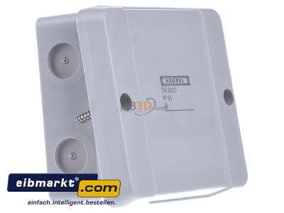 View on the left Hensel DE 9325 Surface mounted terminal box 5x2,5mm
