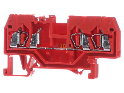 Front view WAGO 280-653 Feed-through terminal block 5mm 24A 
