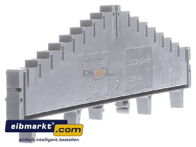View on the right WAGO Kontakttechnik 727-120 Feed-through terminal block 7,62mm 10A
