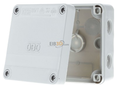 Front view OBO B 9 T M Surface mounted box 110x50mm 
