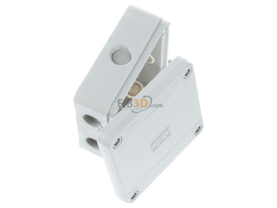 View top left OBO B 9 T M Surface mounted box 110x50mm 
