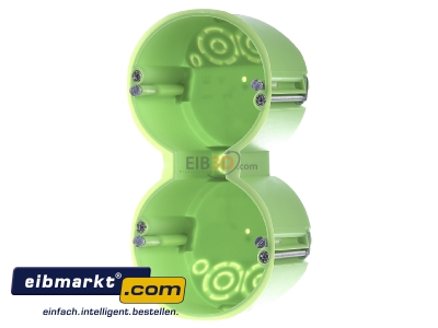 Front view Spelsberg HW 050/2 WD Flush mounted box D=68mm
