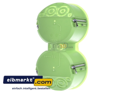 Back view Spelsberg HW 050/2 WD Flush mounted box D=68mm

