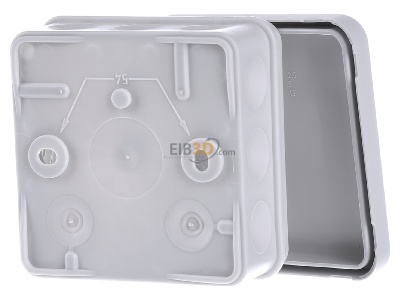 Back view Spelsberg 2K-12-L Surface mounted box 85x85mm 
