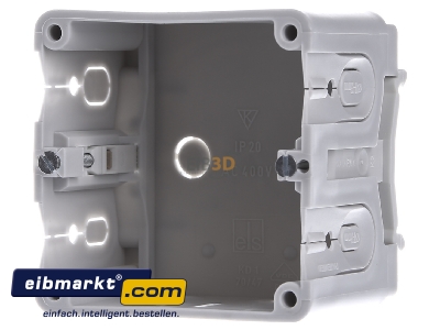 Front view Spelsberg KD 1 70/47 K2 gr Junction box for wall duct rear mounted 
