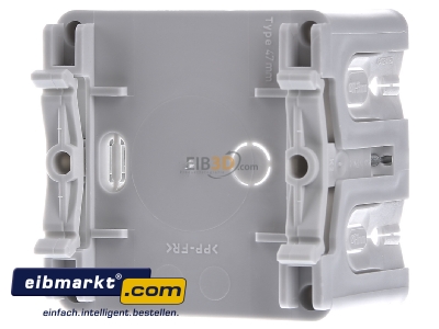 Back view Spelsberg KD 1 70/47 K2 gr Junction box for wall duct rear mounted 
