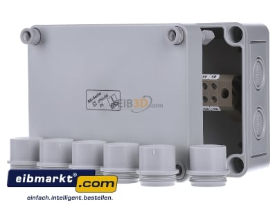 Front view Spelsberg RKK 4/15-15x4qmm Surface mounted terminal box 15x4mm
