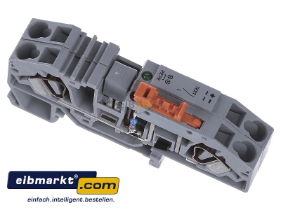 View up front WAGO Kontakttechnik 282-640 Disconnect terminal block 30A 1-p 16mm
