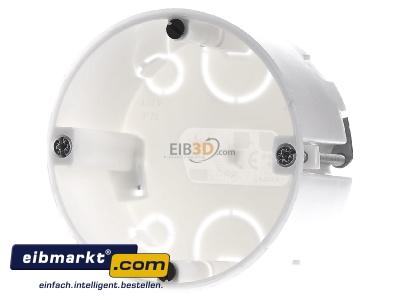 Front view Kaiser 9068-74 Hollow wall mounted box D=68mm 
