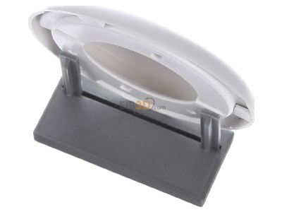 Top rear view Kaiser 10100 Cover for flush mounted box round 
