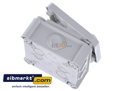 Top rear view OBO Bettermann T 60 Surface mounted box 114x114mm
