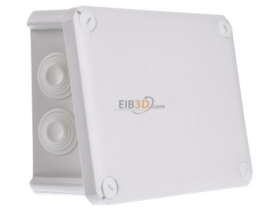 View on the left OBO T 160 RW Surface mounted box 190x150mm 
