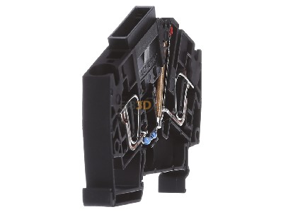 View on the left Weidmller ZSI 6-2/FC LD Fuse terminal block 
