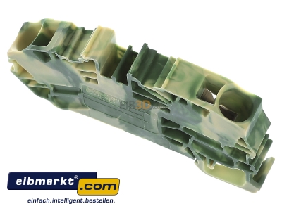 Ansicht oben hinten WAGO Kontakttechnik 2016-7607 Schutzleiterklemme 16qmm gr-ge 